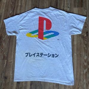 White PlayStation T-Shirt